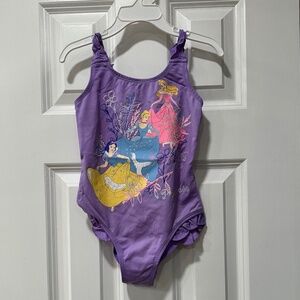 Disney Princess Bathing Suit Girls Size 6X Cinderella, Aurora, Snow White
